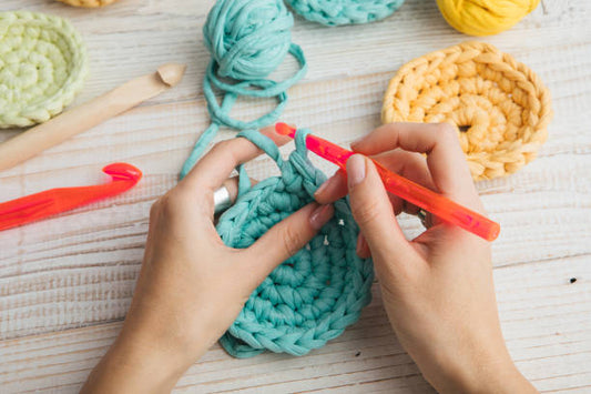 Crochet lessons for kids - on spring break pause